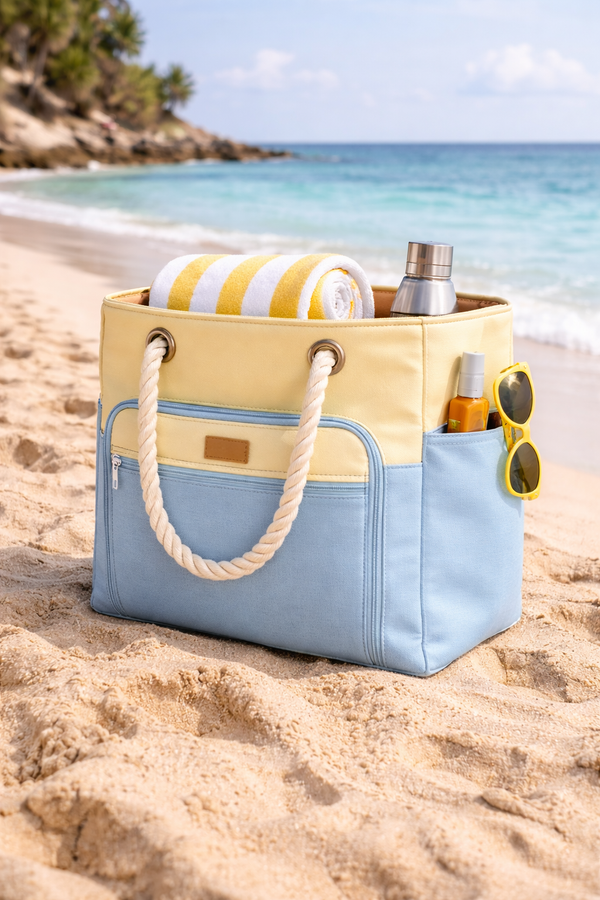 Isolated Beach Bag